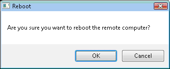 reboot remote computer confirm