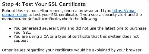 test SSL certificate