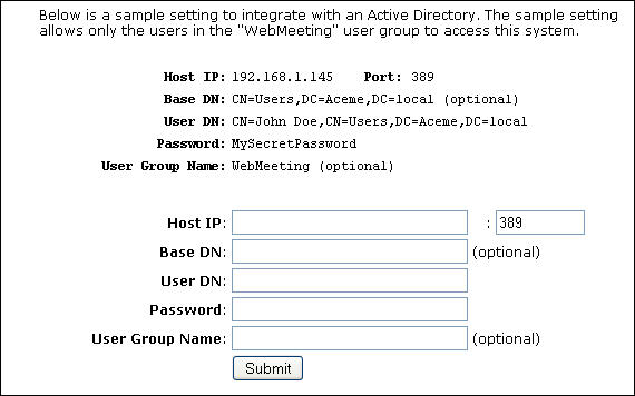 LDAP integration